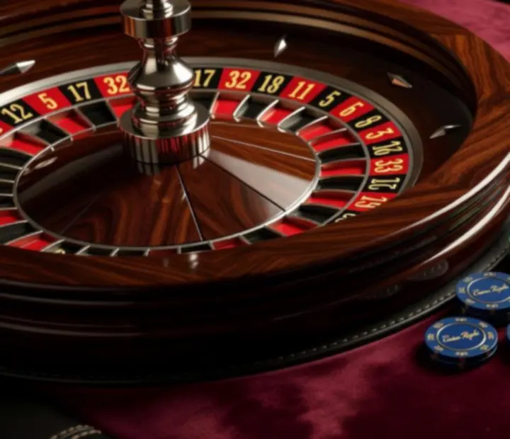 Prémiové roulette stoly, kolo a žetony připravené pro večerní event